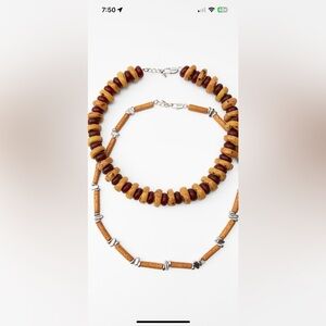 Zara resin bead pack 2 necklaces